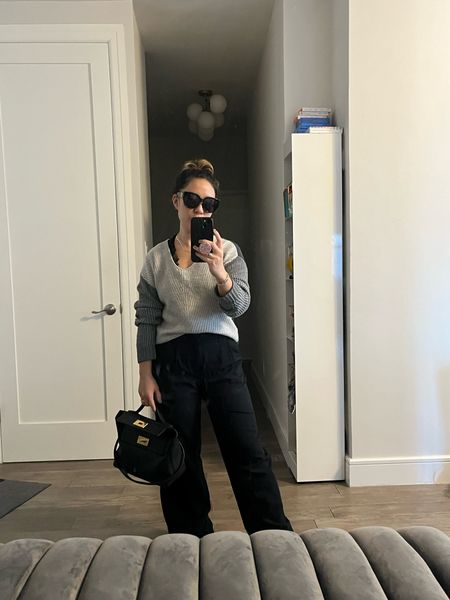 Wide leg pants. Trousers. These are pretty light. I wouldn’t wear them when it’s super cold out. Great for spring! Wearing a 2 short. Length is good for my 5’2” frame. 

#LTKworkwear #LTKtravel #LTKitbag