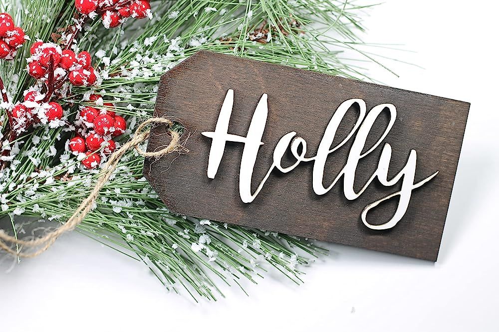 Personalized Stocking Tag (Script Font) | Amazon (US)