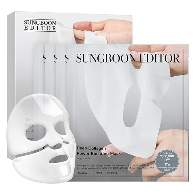 SUNGBOON EDITOR Deep Collagen Overnight mask 37gx4ea | Original Hydrating Collagen Face Mask | Re... | Amazon (US)