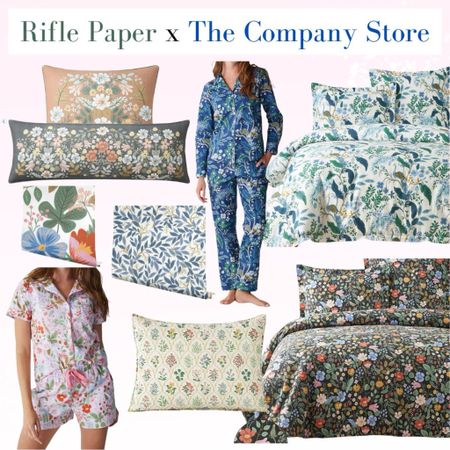 Once I started looking at the Rifle collab with Target I found the Rifle Paper collaboration with The Company Store that includes bedding, pajamas, pillows, and wallpaper! 

#LTKhome