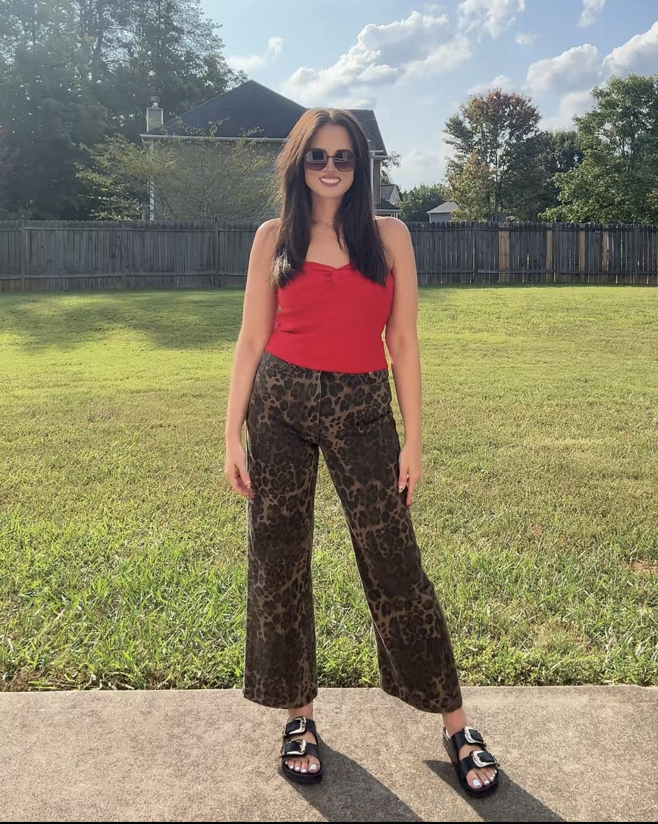 A little red + leopard print OOTD 🌶️❤️ 🐆 

#amazonootd #Amazon #ootd #leopardjeans #outfitinspo 

#LTKSaleAlert #LTKStyleTip #LTKBacktoSchool