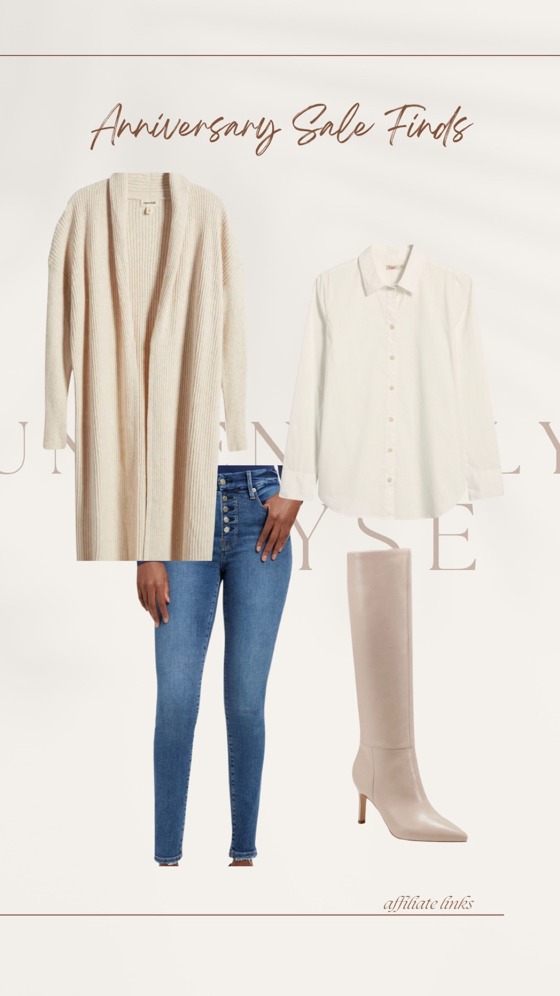 What I’d Wear … Anniversary sale finds

UndeniablyElyse.com

Neutral outfit, fall outfit, tan boots, knee high boots, button up

#LTKxNSale #LTKstyletip #LTKsalealert