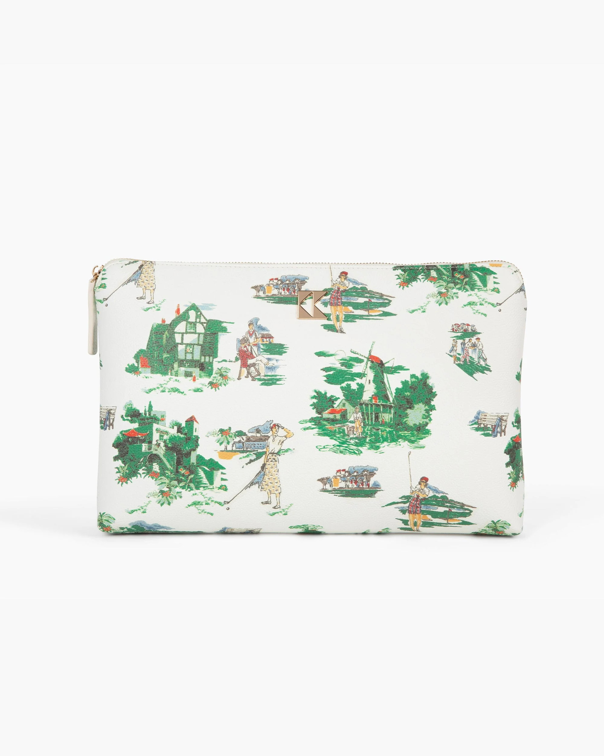 Golf Toile The Oversized Accessory Bag | Katie Kime Inc