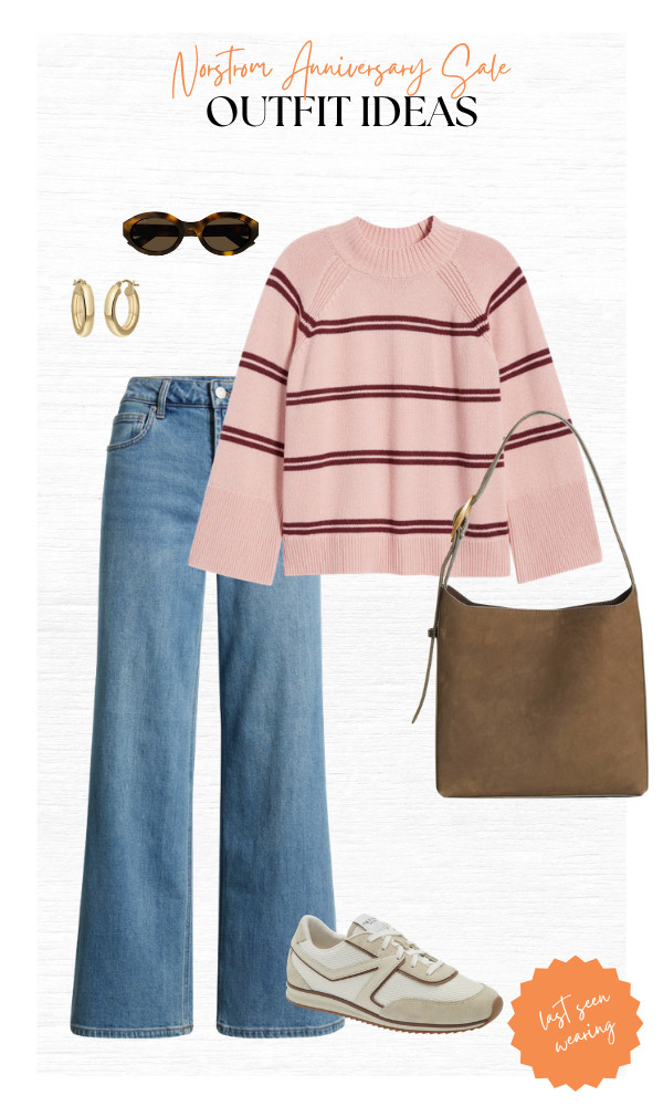 Love this outfit all featured in the Nordstrom sale! This sweater looks so cozy and only $65! 

 #LTKootd #LTKSeasonal #LTKOver40