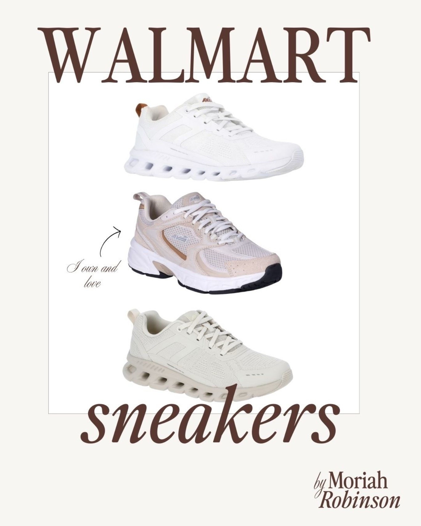 My favorite Avia sneakers from Walmart! There’s so many different colors and types  

#LTKfitnessgoals #LTKootd #LTKmomlife