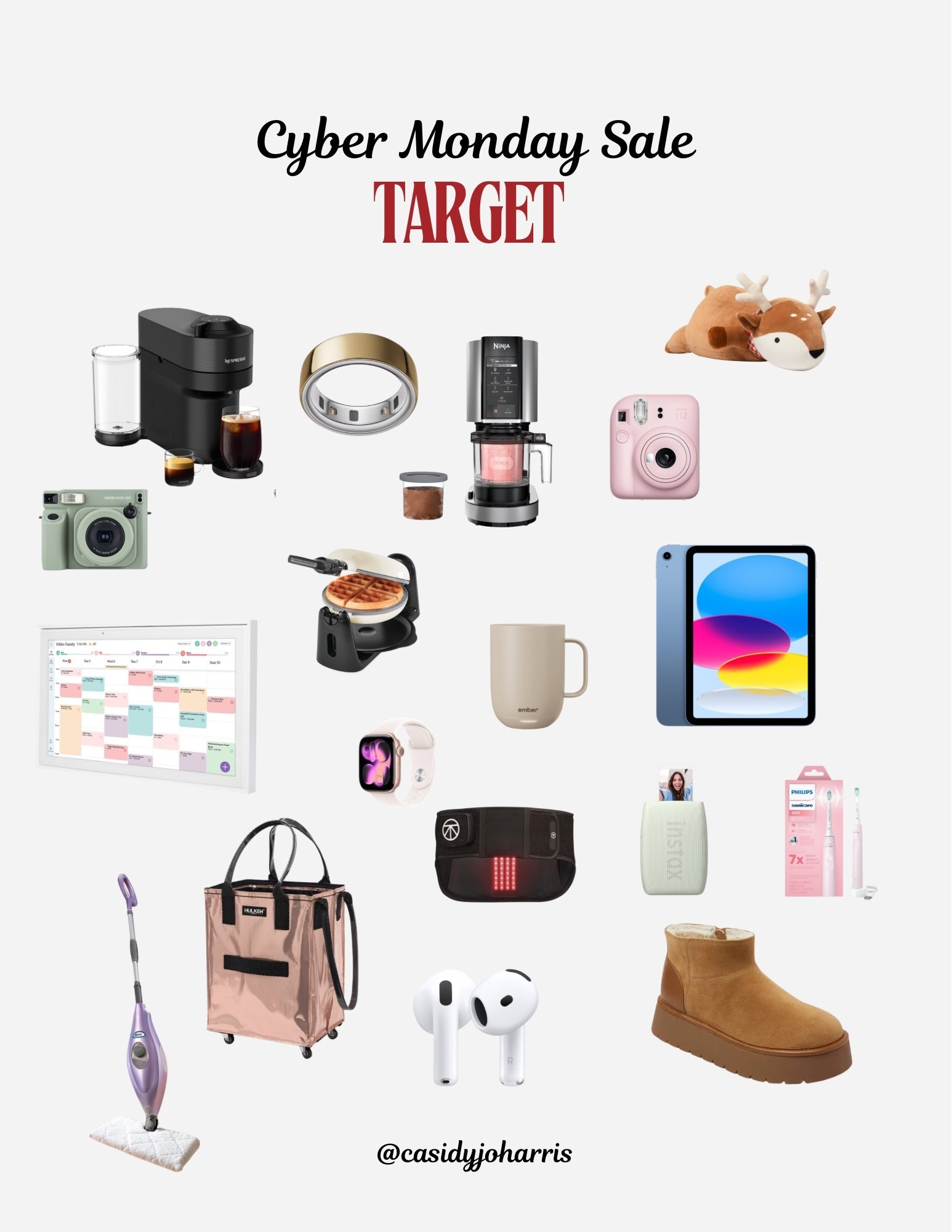 It's finally here! 🎯 The TARGET CYBER MONDAY SALE is live and I've rounded up all the must-have deals shown here! HUGE savings on the Nespresso machine, Apple Watch, AirPods Pro, and the newest iPad! Plus, grab that cozy boot and the popular smart mug. Don't wait—these deals will sell out fast!
Hashtags: #TargetCyberMonday #CyberMondaySale #TargetDeals #TargetFinds #AppleDeals #Nespresso #ShopLTK

#LTKCyberWeek