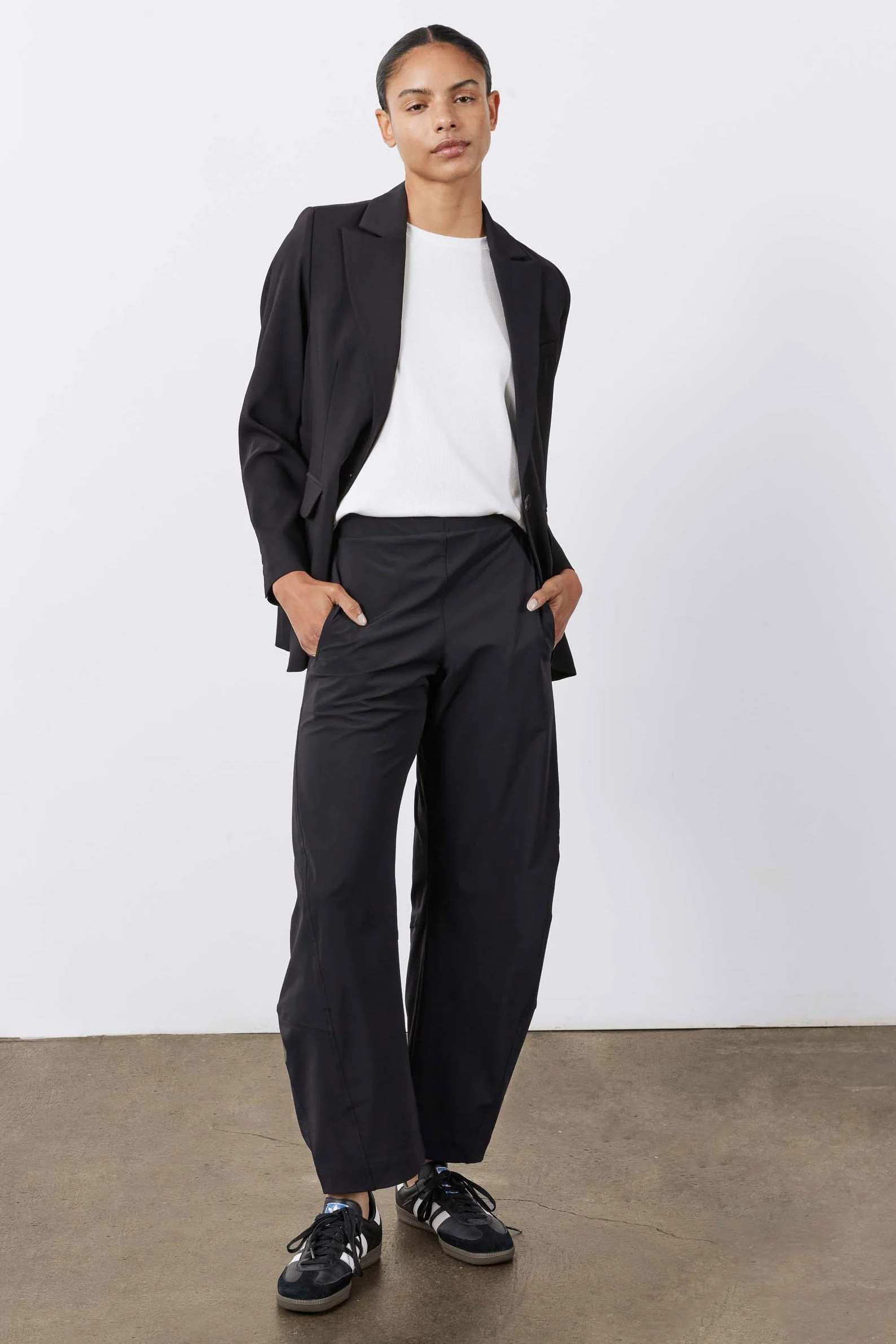 On The Loose Work Pants | Loose Black Work Pants - Ruti | Ruti