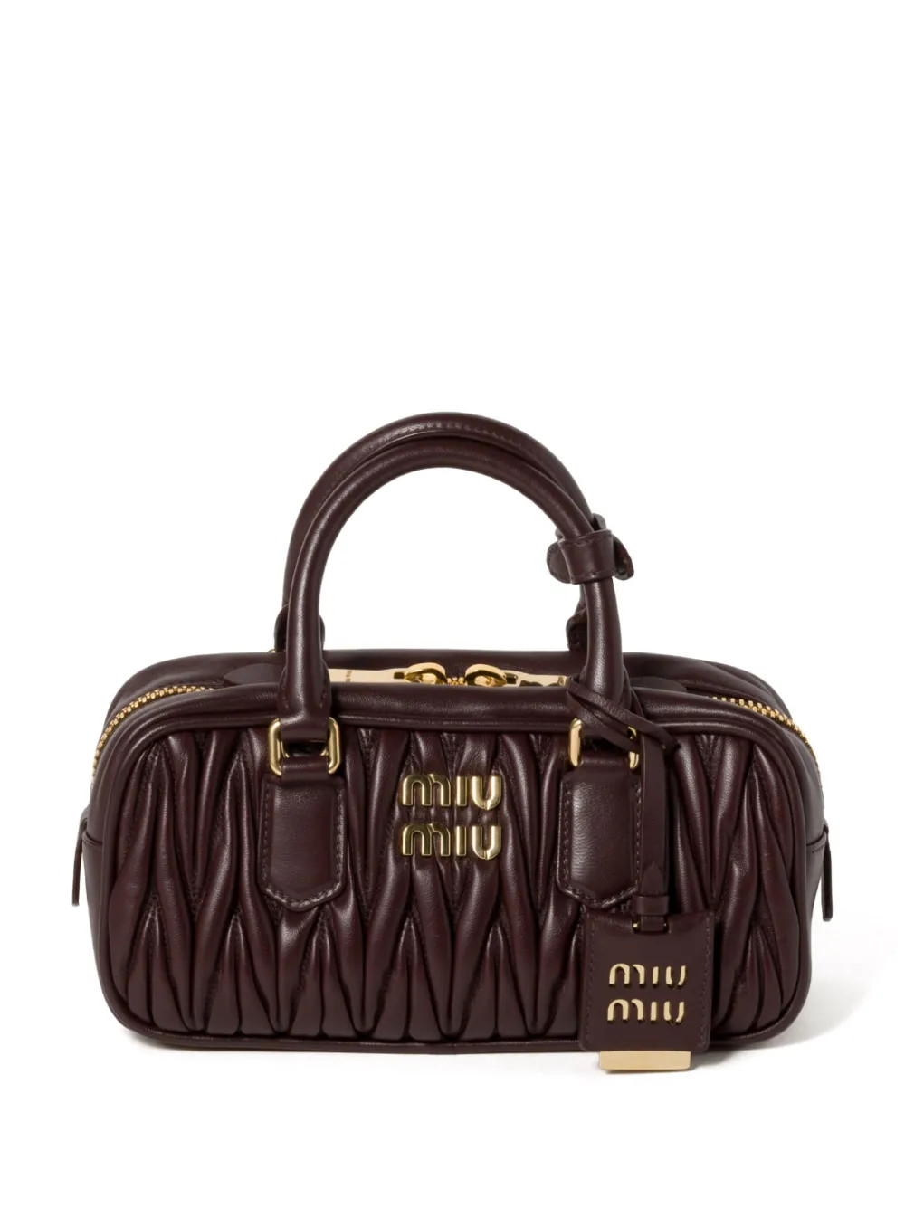 Miu Miu Arcadie Bag | Brown | FARFETCH HK | Farfetch (CN)
