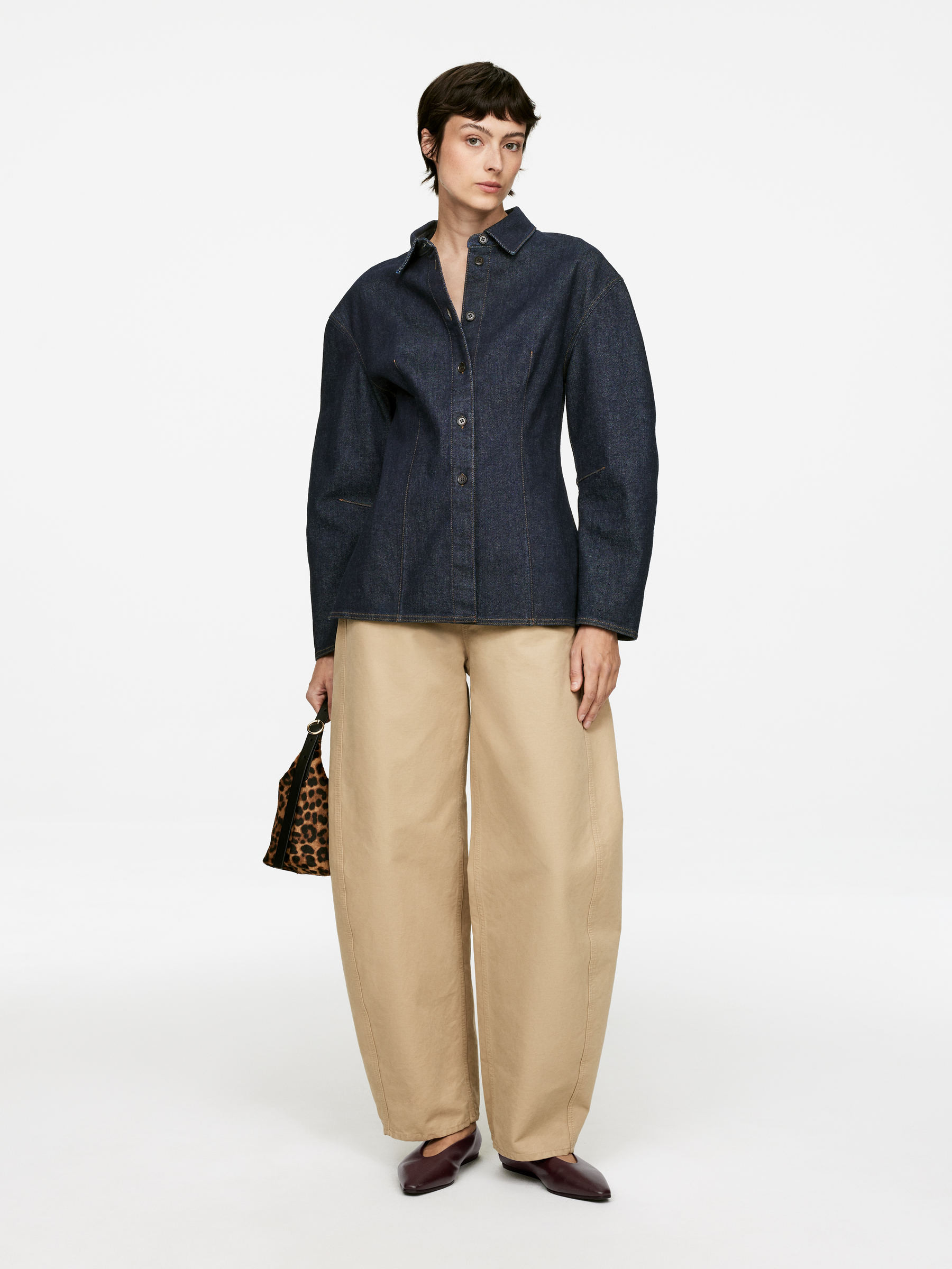 Leather Flats – Dark Brown – ARKET GB | Arket UK