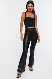 Faux Leather High-Rise Pants | Forever 21 | Forever 21 (US)