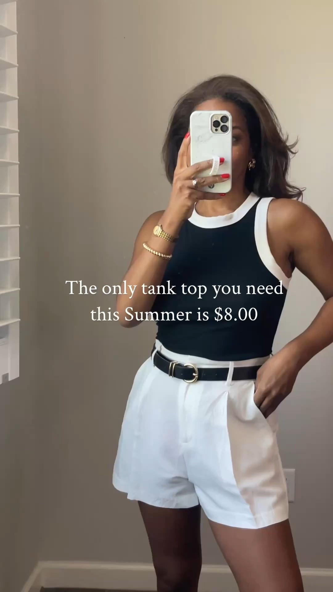 $8.00 Target tank that is a Summer essential! I’m wearing a small in these. So many ways you can wear and style them! 

#ltkfindsunder50 #ltkstyletip #ltkfindsunder100

