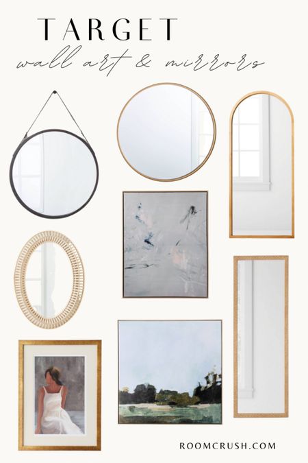 Favorite mirrors and wall art from Target! Minimalistic home decor finds at Target.

#LTKhome #LTKFind
