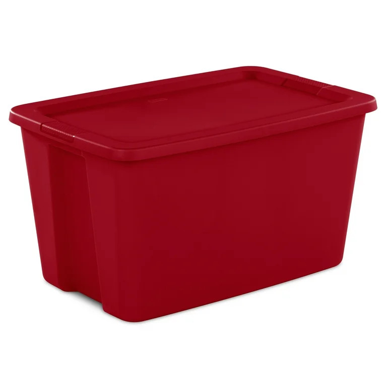 Sterilite 30 Gallon Tote Box Plastic, Infra Red | Walmart (US)