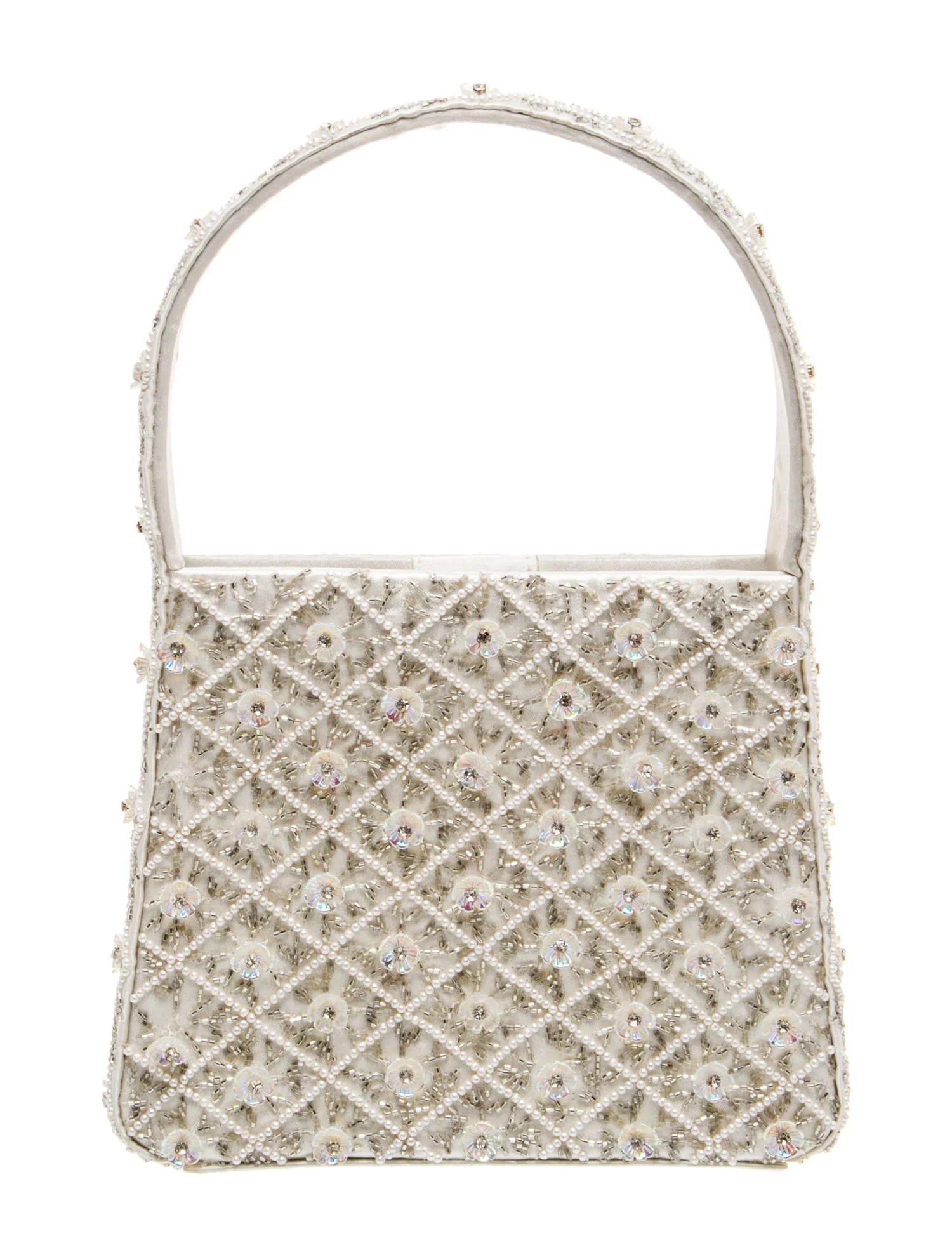 Clio Peppiatt Crystal Top Handle Bag - Neutrals Mini Bags, Handbags - WCLPT20193 | The RealReal | The RealReal
