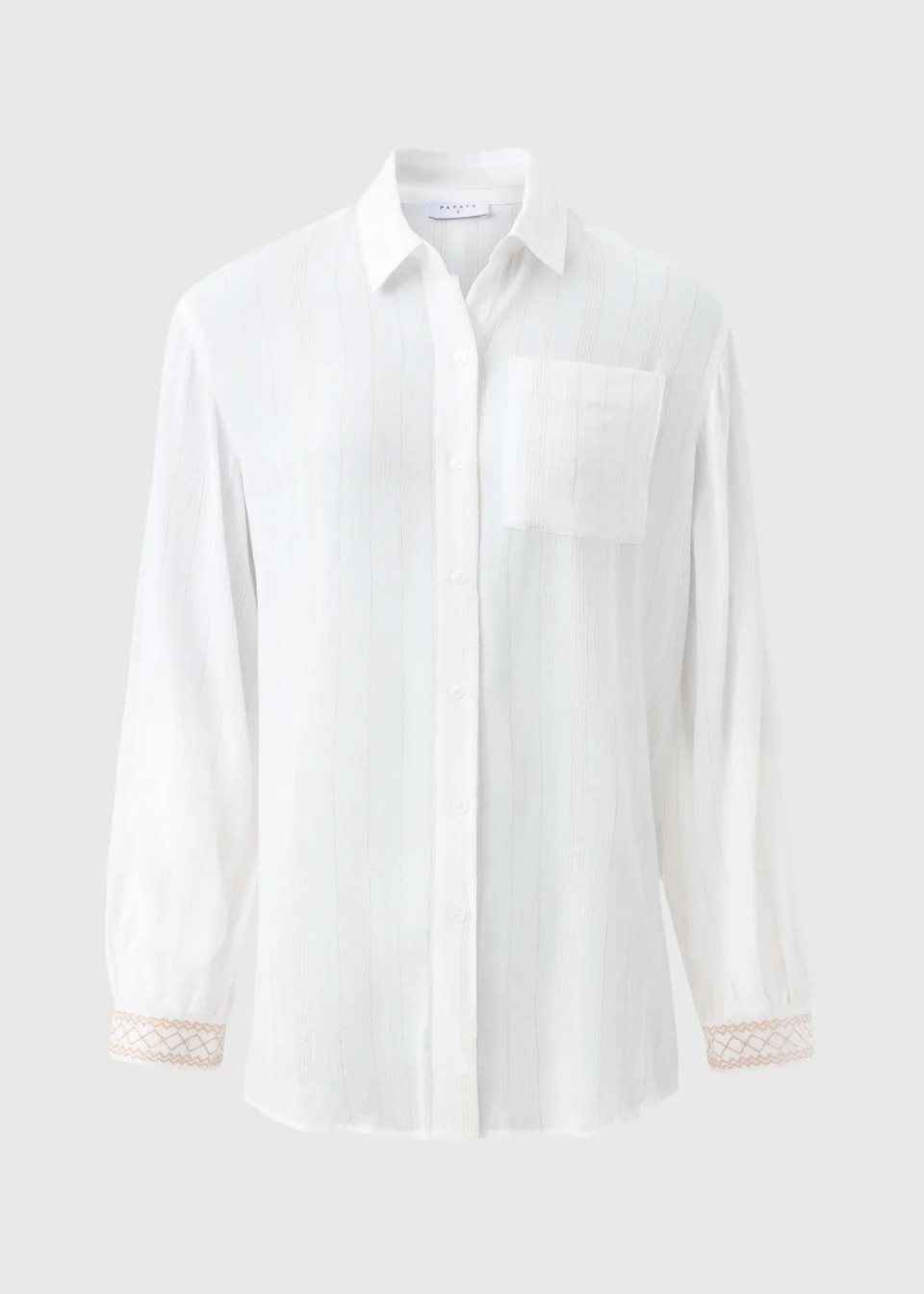Cream Sparkle Beach Shirt | Matalan (UK)