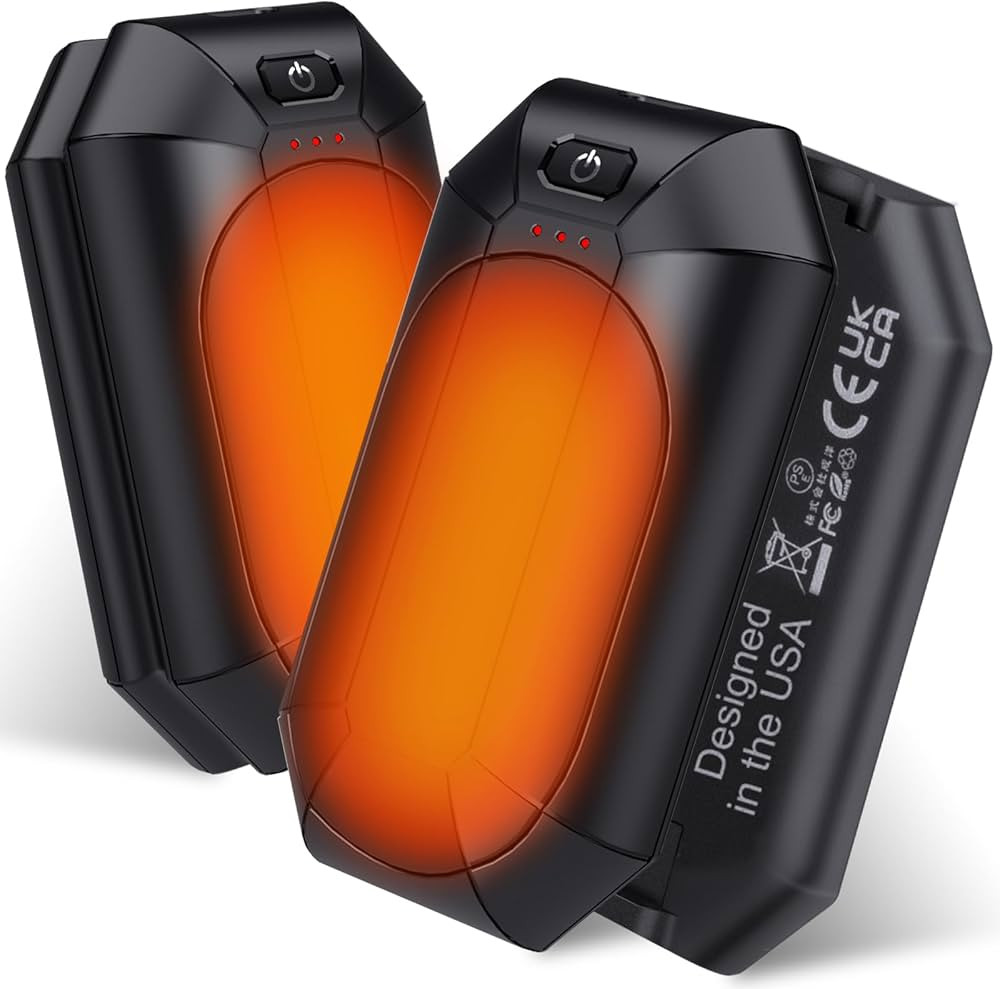 2 Pack AI Hand Warmers Rechargeable, Electric Hand Warmer Reusable, USB Handwarmers,Outdoor/Indoo... | Amazon (US)