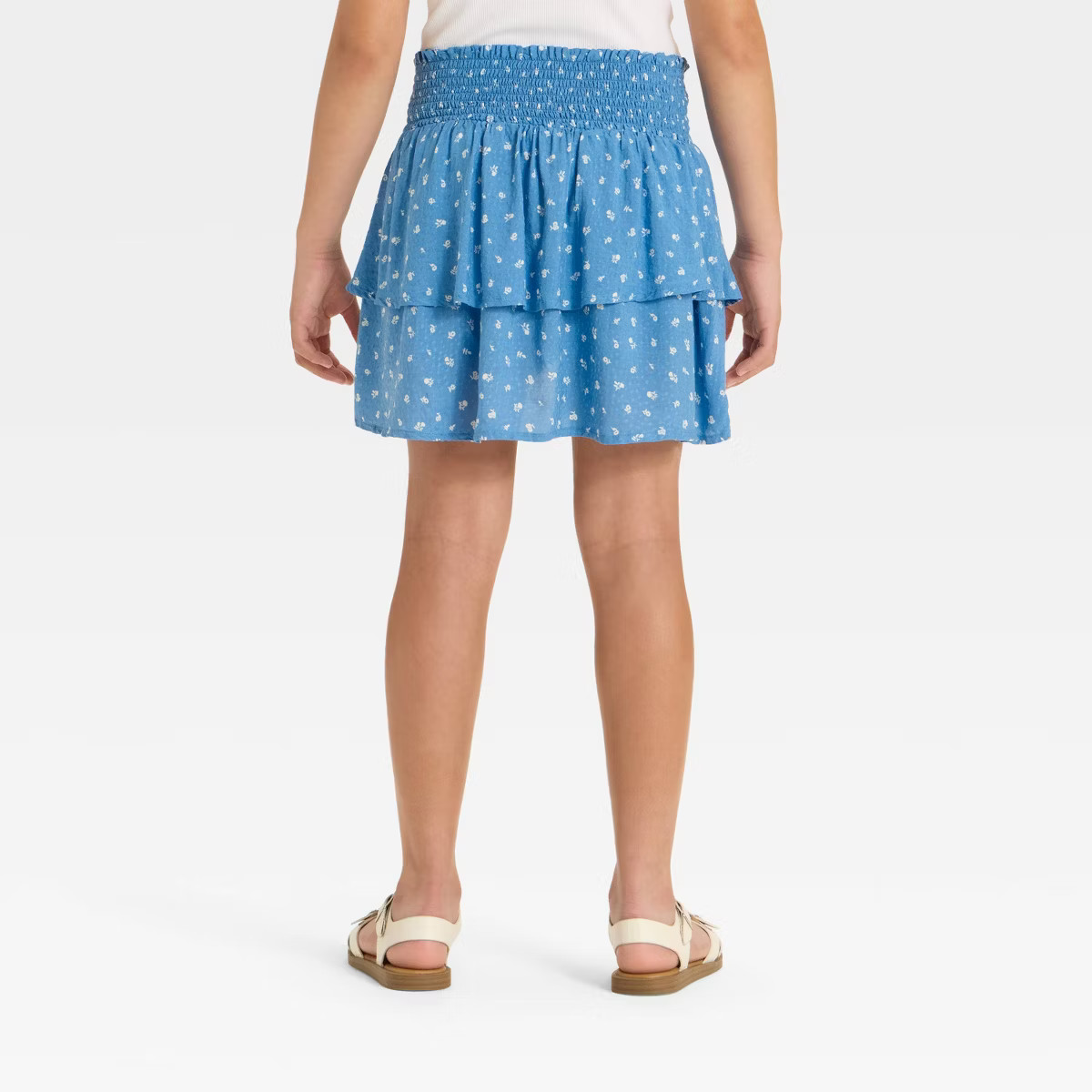 Girls' Floral Woven Skort - Cat & Jack™ | Target