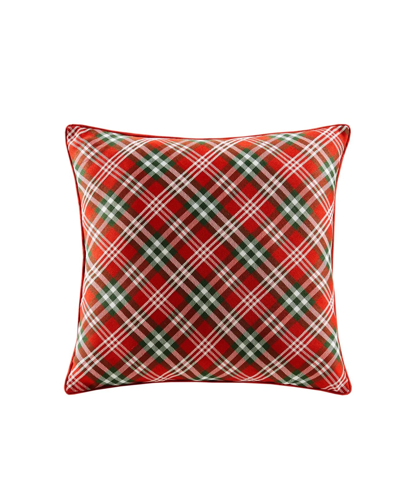 Jla Home Holiday Plaid 2-Pack Decorative Pillow, Red, 20X20 | Walmart (US)