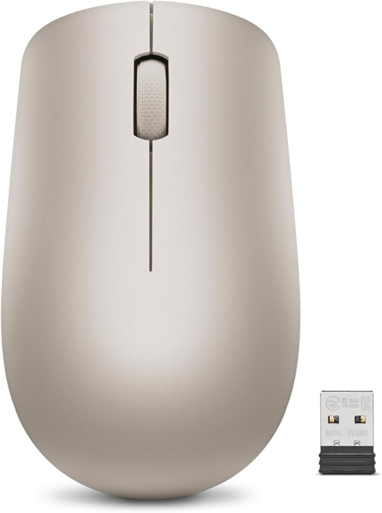 Lenovo 530 Wireless Mouse with Battery, 2.4GHz Nano USB, 1200 DPI Optical Sensor, Ergonomic for L... | Amazon (US)