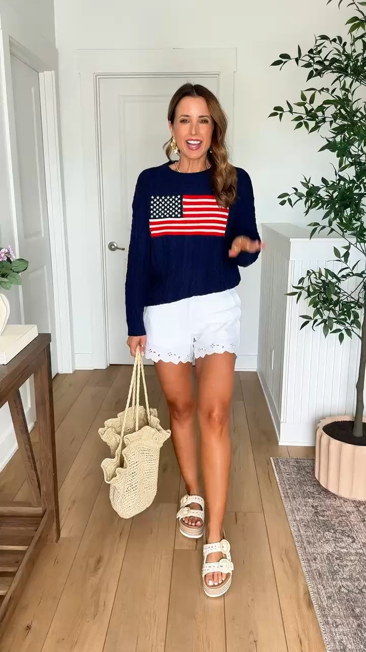 New arrivals at Target! American Flag sweater in XXS and white eyelet shorts in XS - could size down if in-between. Summer outfits. Resort wear. Vacation outfits. Summer outfits. Dinner date. Beach vacation. Cruise outfits. Festival outfits. Country concert outfits. Date night outfit. 4th of July outfits. Memorial Day weekend. BBQ outfits.


#LTKTravel #LTKootd #LTKSwim