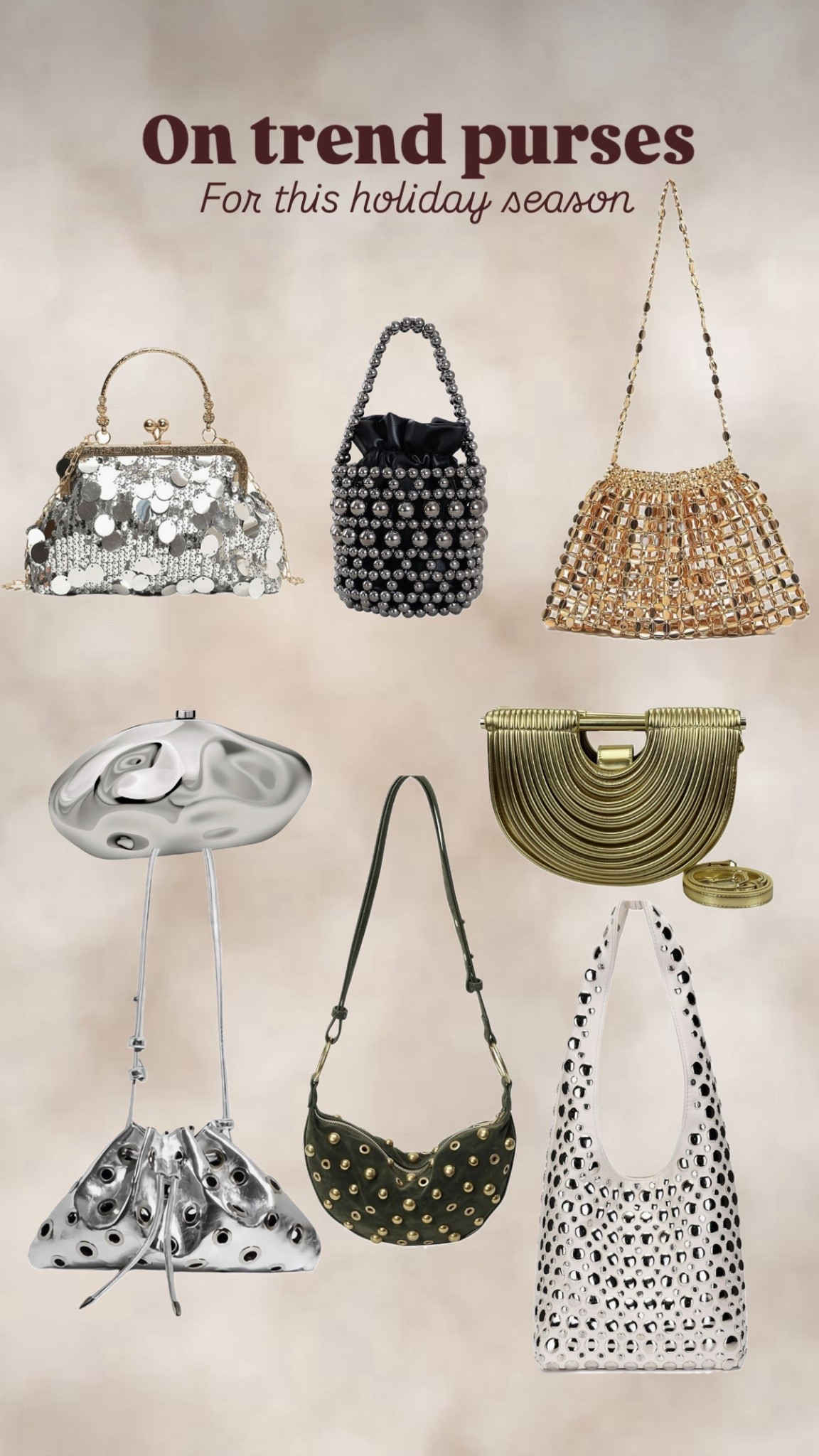 Holiday statement bags 

#LTKdayinmylife #LTKHoliday #LTKPlusSize