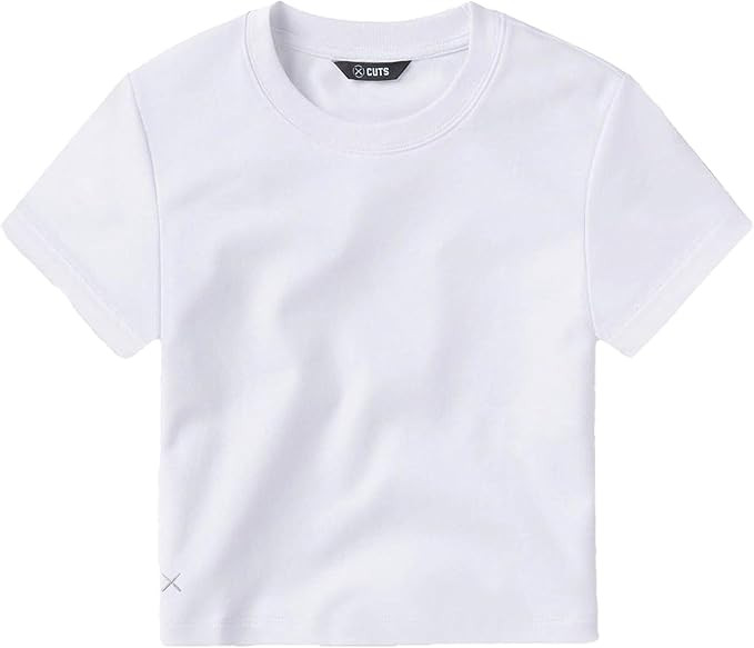 Cuts Clothing Women’s Premium Tomboy Casual Crop Top Baby T-Shirt | Slim-Fit & Cropped | PYCA P... | Amazon (US)
