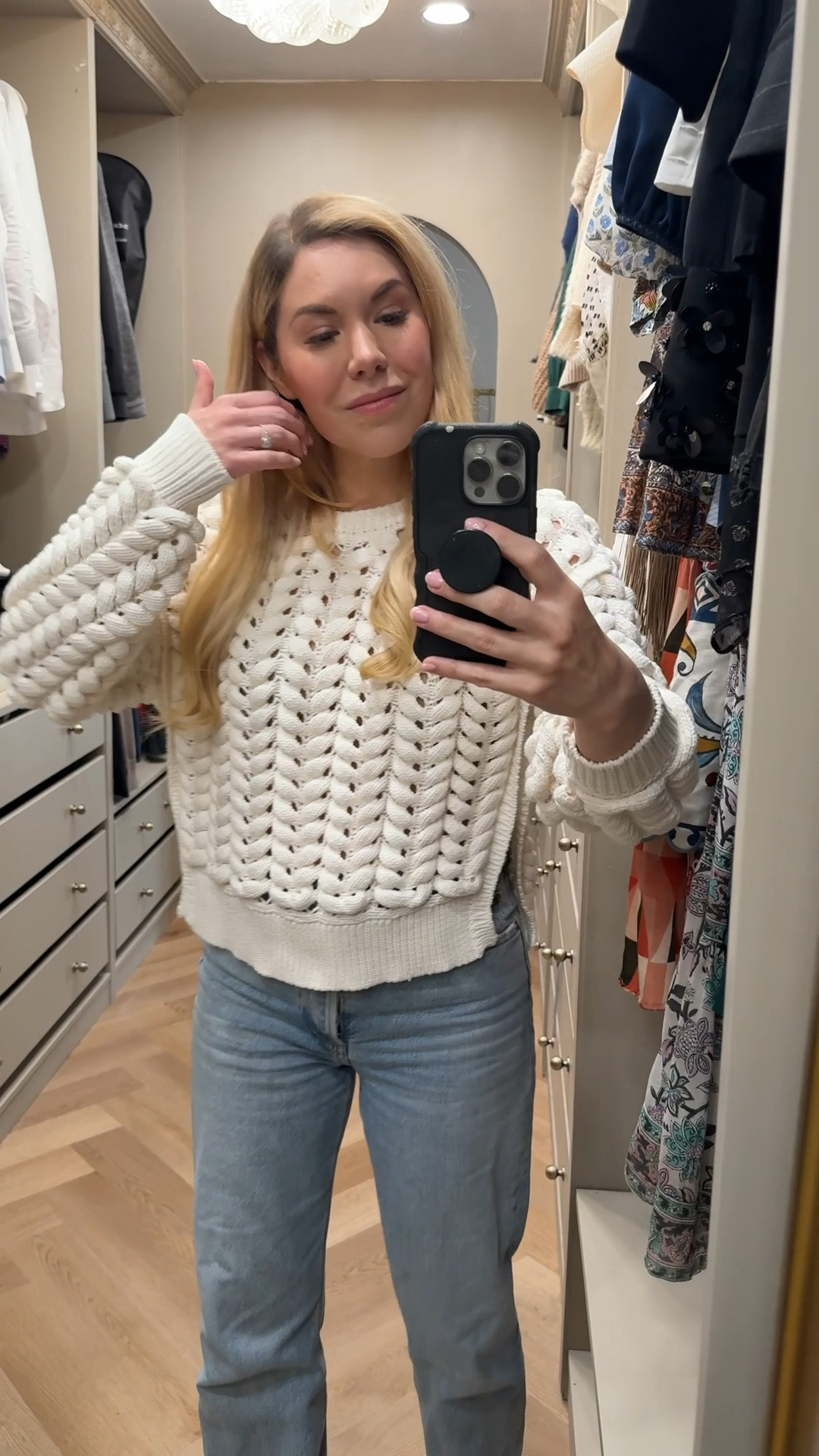 Cutest Target find!
Spring sweater
Sweater 
Jeans 
Agolde 

#LTKdayinmylife #LTKSeasonal
