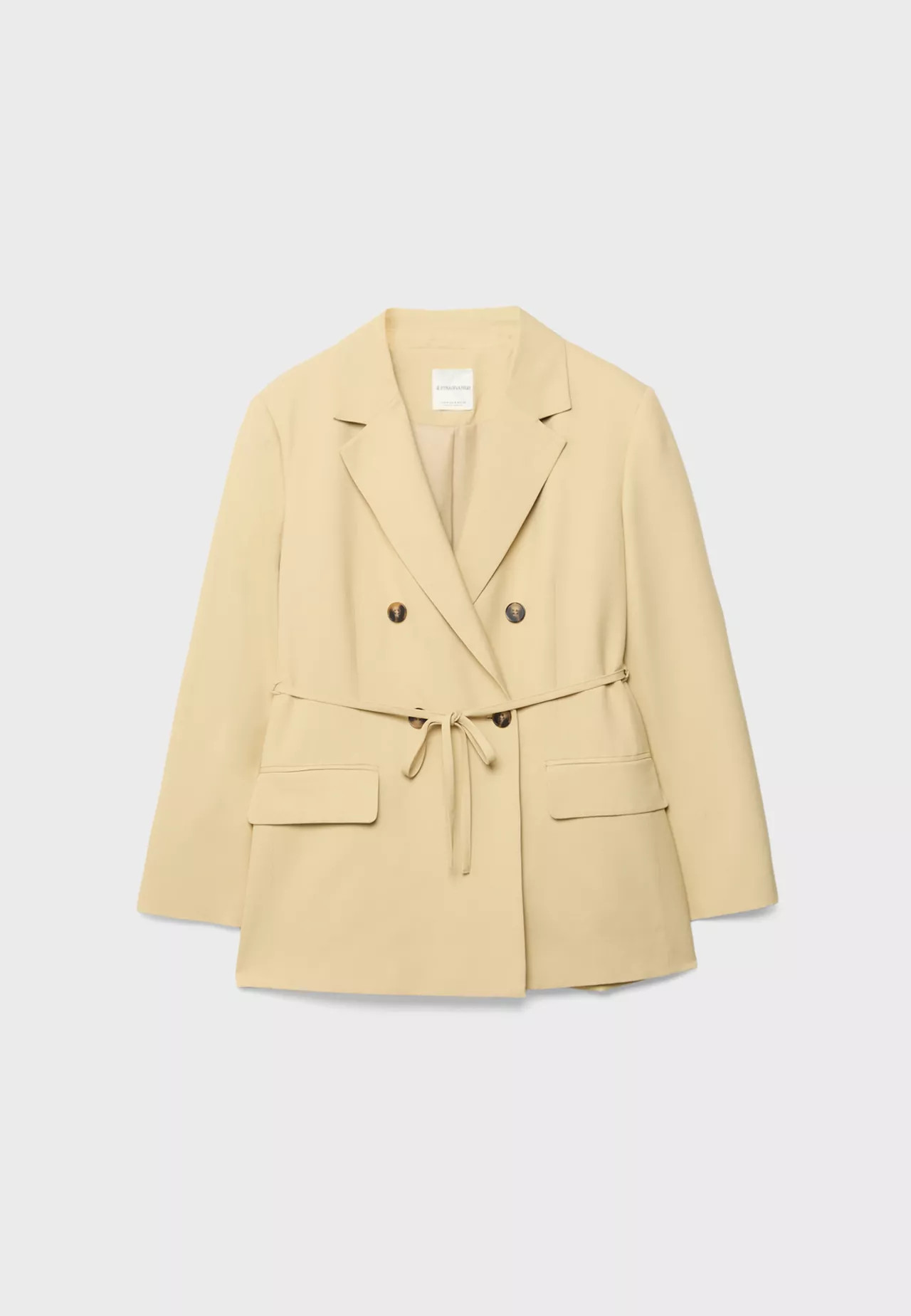Blazer mit G\u00fcrtel - Mode f\u00fcr Damen | Stradivarius Deutschland | Stradivarius DE