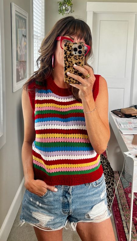 $9 Rainbow 🌈 lightweight sweater top!! Love this for spring/summerr

#LTKstyletip #LTKSeasonal #LTKfindsunder50