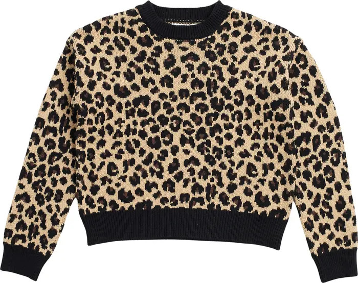 MELROSE AND MARKET Long Sleeve Animal Print Sweater | Nordstromrack | Nordstrom Rack