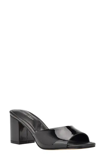 Calvin Klein Toven Slide Sandal in Black at Nordstrom Rack, Size 7.5 | Nordstrom Rack