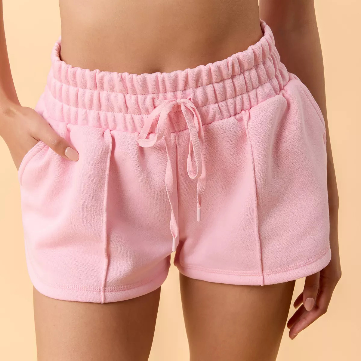 Blogilates Women's Marshmallow Dolphin Shorts - Pink M | Target