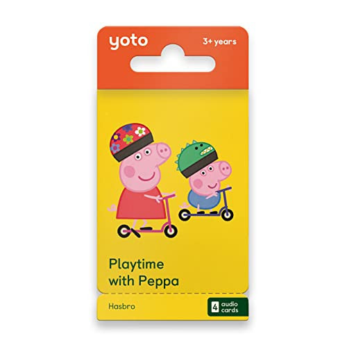 YOTO Playtime with Peppa – 4 Kids Audio Cards for Use with Player & Mini All-in-1 Audio Device, Educational & Screen-Free Listening with Fun Stories for Daytime, Bedtime & Travel, Ages 3+ | Amazon (US)