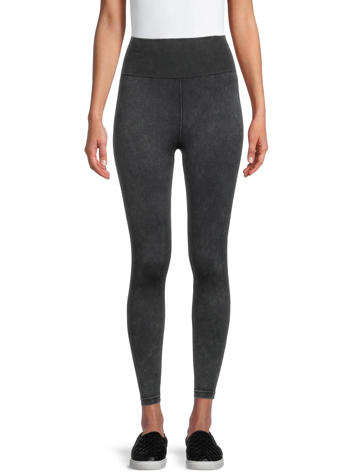 No Boundaries Juniors' Seamless Crop Leggings | Walmart (US)