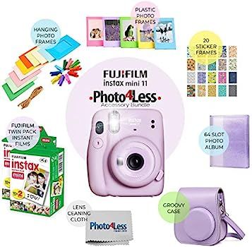 Amazon.com : Fujifilm Instax Mini 11 Instant Camera - Lilac Purple (16654803) + 2X Fujifilm Insta... | Amazon (US)