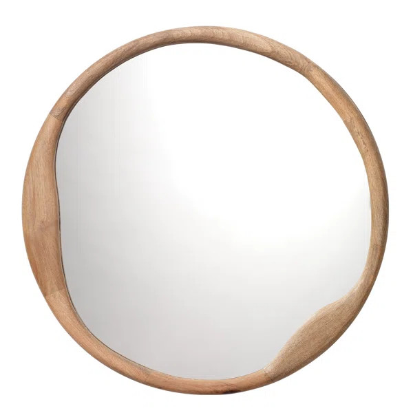 Wood Flat Wall Mirror | Wayfair North America