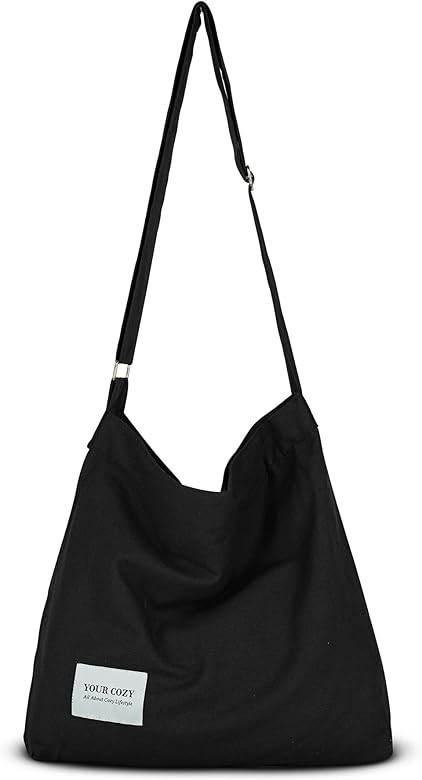 Your Cozy Women's Retro Large Size Cotton Shoulder Bag Hobo Crossbody Handbag Casual Tote For Sho... | Amazon (CA)