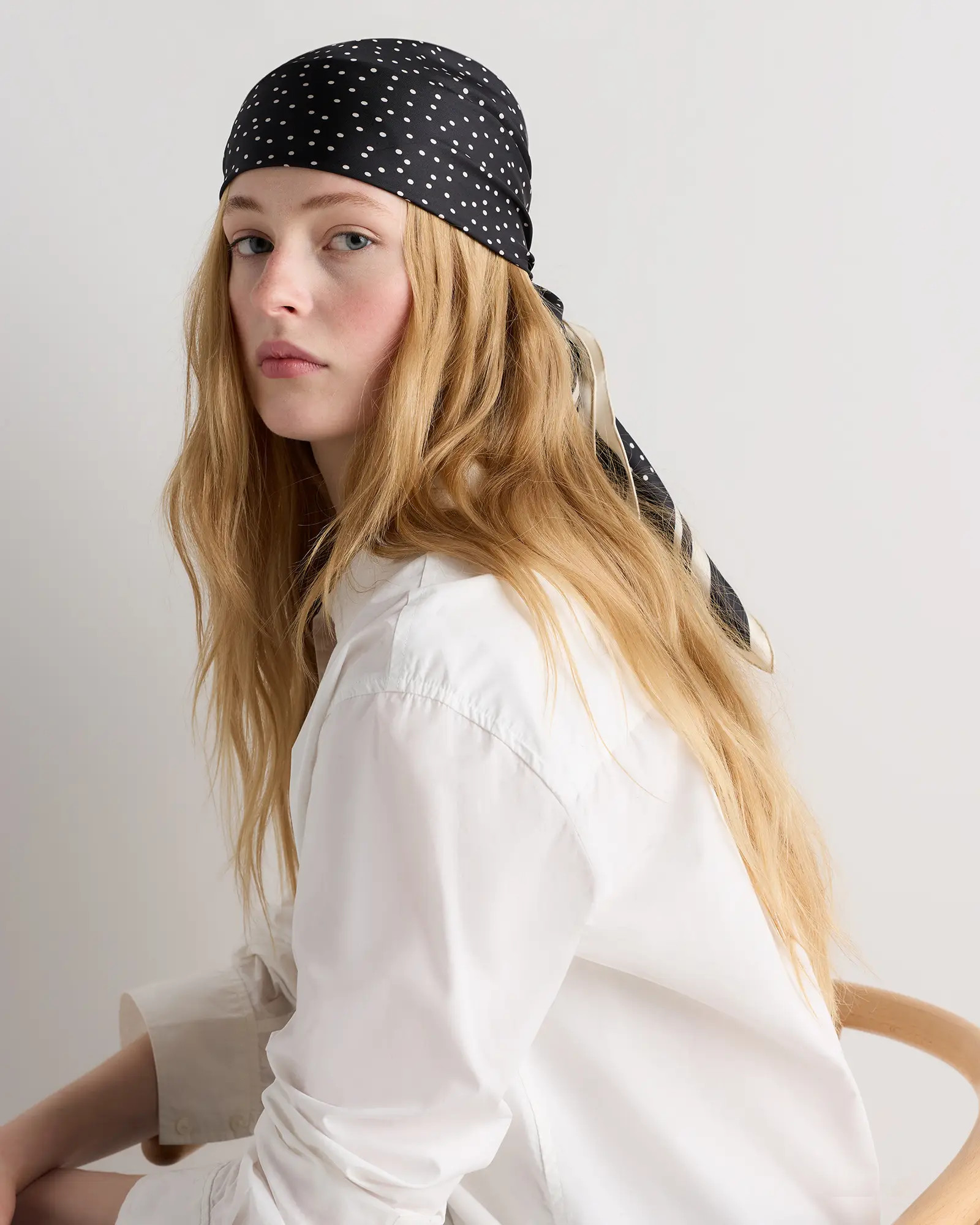 100% Silk Printed Square Scarf | Quince