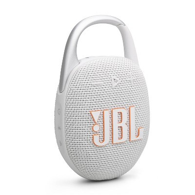 JBL Clip 5 Portable Bluetooth Waterproof Speaker - White | Target