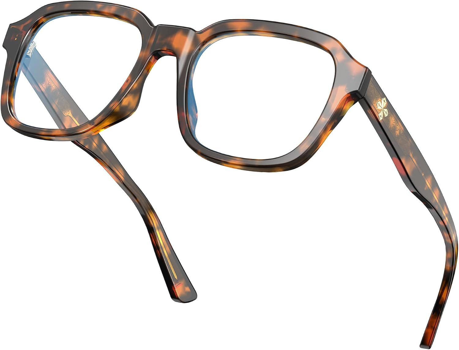 VISOONE Oversized Cute Chunky Square Computer Glasses for Women Men BENNETT | Amazon (US)