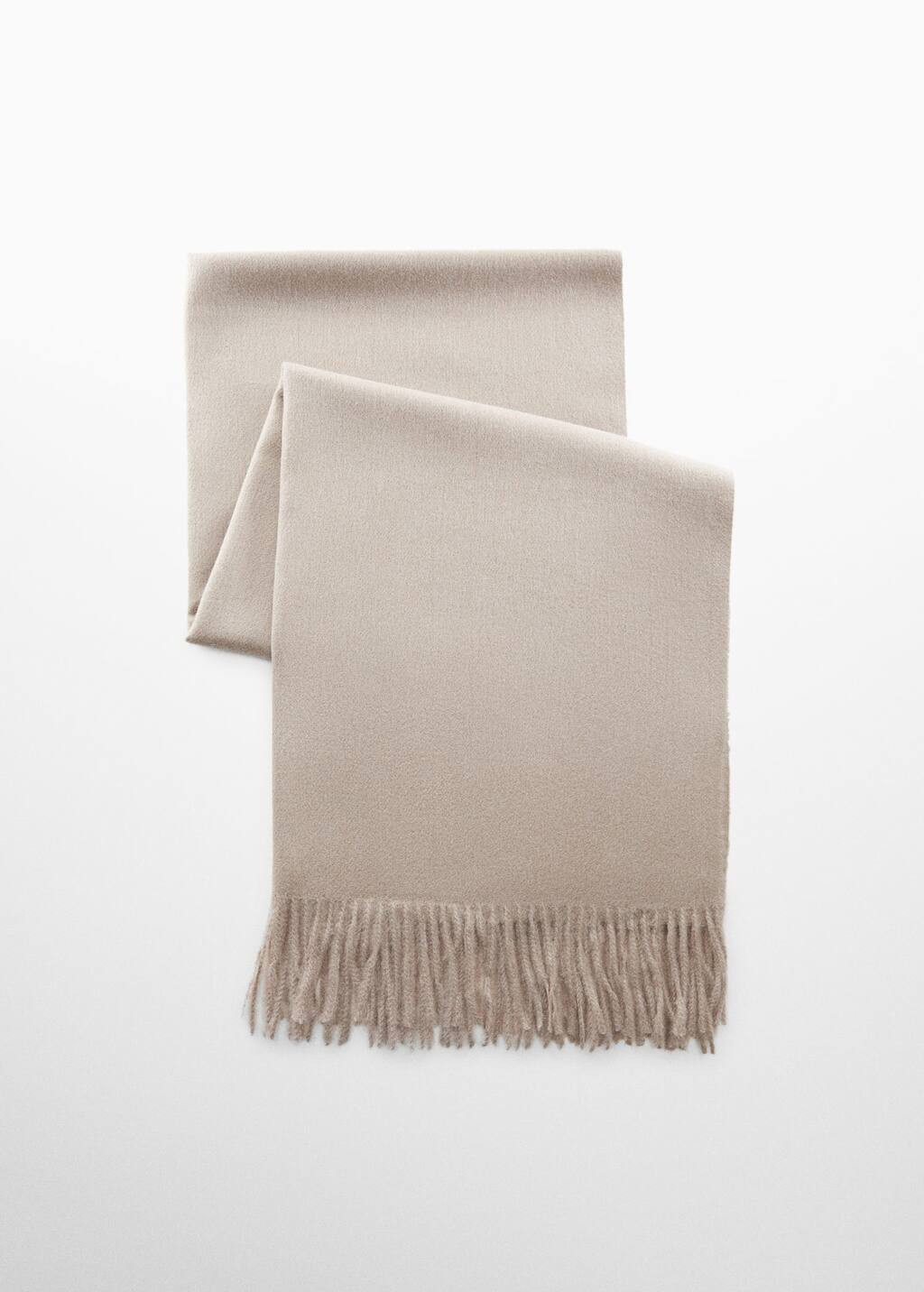 Fringed edge scarf -  Women | Mango USA | MANGO (US)