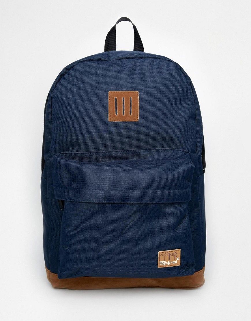 Spiral Classic Backpack - Navy | ASOS US