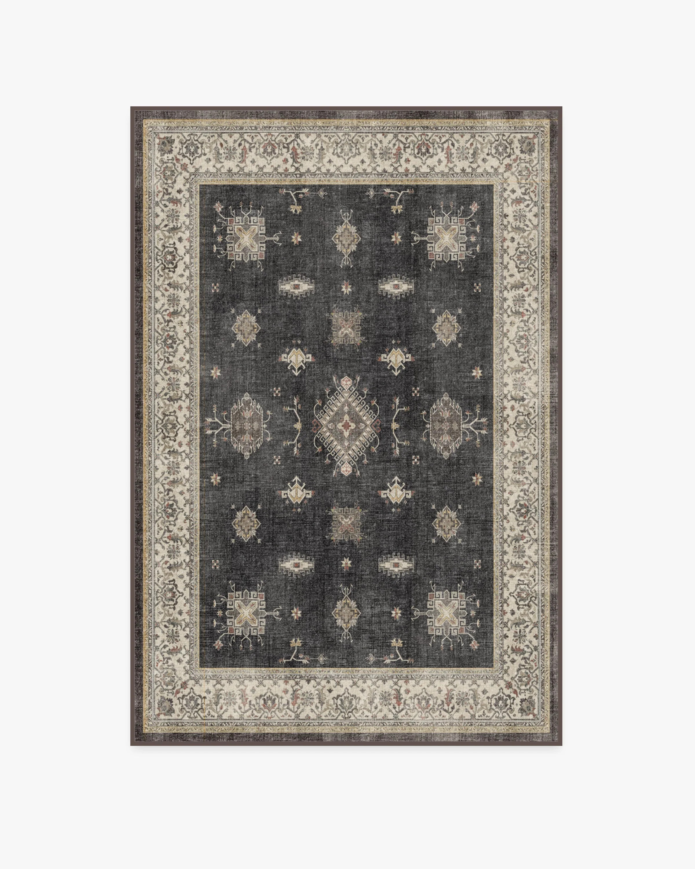 Verena Dark Wood Flatwoven Rug | Ruggable