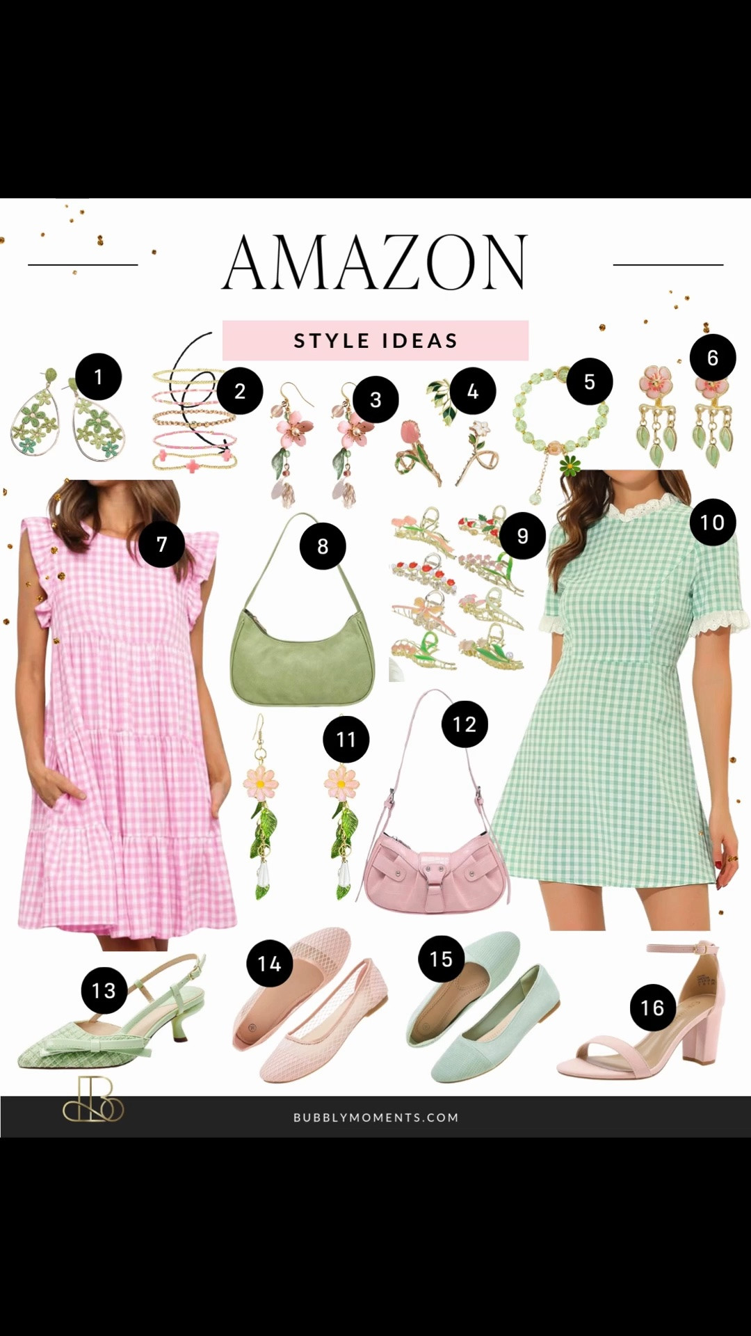 If you love cheerful colors, playful prints, and feminine fashion, this collection is for you! 🌸 These affordable finds are perfect for spring and summer, vacation packing, weekend brunches, baby showers, garden parties, casual dates, family photos, and everyday outfits that make you feel put together with minimal effort. I love incorporating soft pastel shades because they’re easy to style and instantly brighten your wardrobe. Mix and match your favorite accessories to create countless outfit combinations without overthinking what to wear. Save this post for future outfit inspiration and tap to shop all the pieces before your favorites are gone. Affordable style can still look polished, elevated, and completely on trend.

#LTK #LTKFashion #LTKStyle #AmazonFashion #AmazonFinds #ColorfulStyle #PastelStyle #PinkStyle #GreenStyle #SpringStyle #SummerStyle #CuteOutfits #FeminineStyle #OOTD #StyleInspo #FashionInspo #AffordableFashion #EverydayStyle #WeekendOutfit #VacationOutfit #GardenParty #BrunchLook #CasualStyle #TrendingFashion #FashionFinds #StyleGoals #ChicStyle #PrettyStyle #GirlyStyle #ShopTheLook #StyleEdit #WardrobeRefresh #DailyStyle #FashionAddict #ClosetGoals #LTKCreator #SummerWardrobe #OutfitIdeas

#LTKdayinmylife #LTKgrwm #LTKootd
