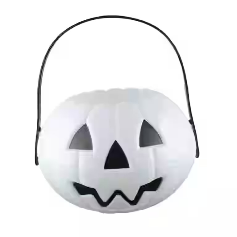 Hvmvliv Plastic Pumpkin Buckets Halloween Pumpkin Basket 1Pc Pumpkin Bucket for Kids Halloween Ca... | Walmart (US)
