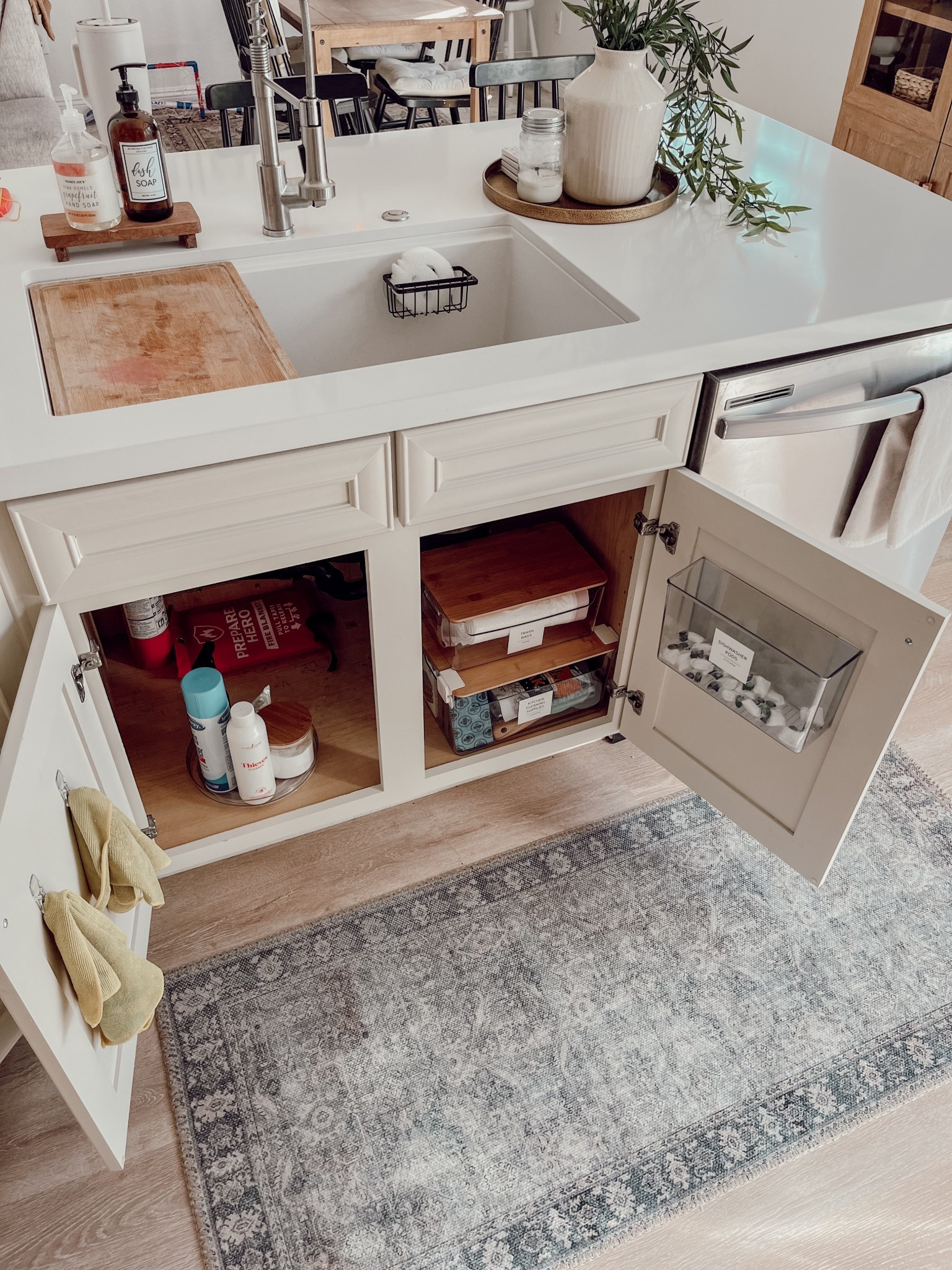 Under kitchen sink organization 🧽 

#LTKSpringSale #LTKHome #LTKSaleAlert