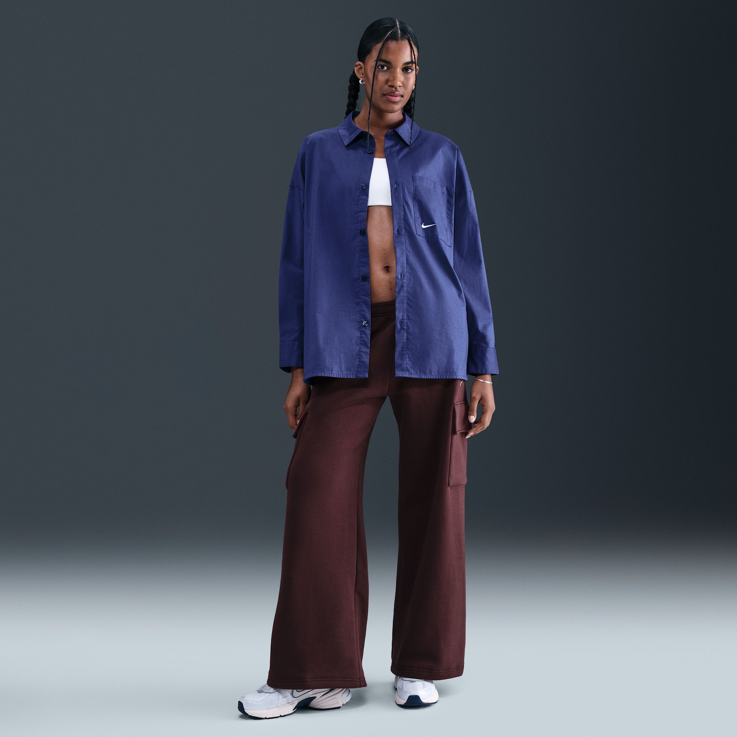 Women's Nike Sportswear Phoenix Fleece Cargo Sweatpants in Red | IM7488-652 | Nike (US)