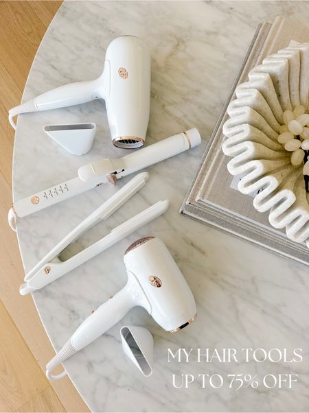 T3 Hair Tool Style! All of my hair tools are on sale up to 75% off right now ✨🤍 

✨ Blow Dryer: $89 from $250 
🤍 Compact Blow Dryer (best for travel!): $59 from $150 
🌸 Curler: $69 from $160 
🌳 Straightener: $79 from $180 

Best deal ever! 


#LTKsalealert #LTKbeauty #LTKstyletip