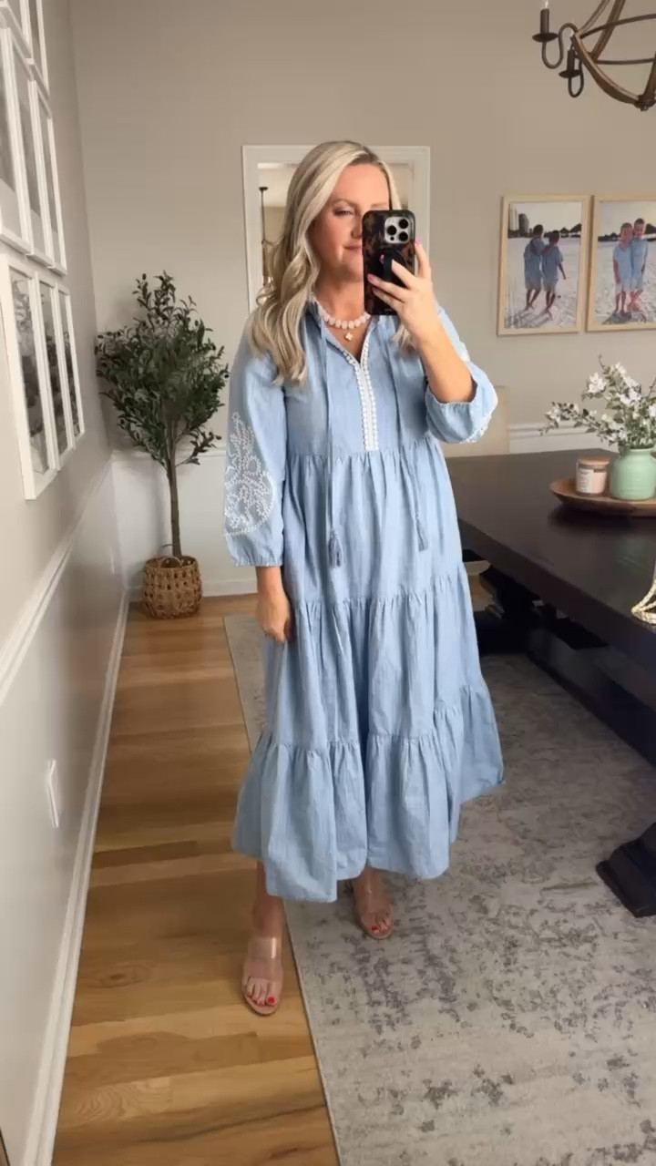 This spring dress is one of my favorite Amazon finds. The detailing just adds that extra layer of style. Perfect for Easter Sunday, baby showers, graduations, or brunch.

lovelylifestyling spring outfit ideas blue dress Easter Sunday outfits spring style Amazon finds Amazon dress breathable dresses casual style ideas everyday outfits graduation outfits baby shower outfits 

#LTKSeasonal #LTKmomlife #LTKootd