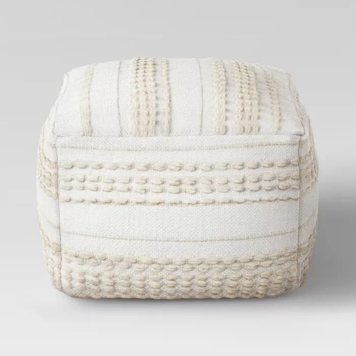 Lory Pouf Textured Neutral - Opalhouse&#8482; | Target